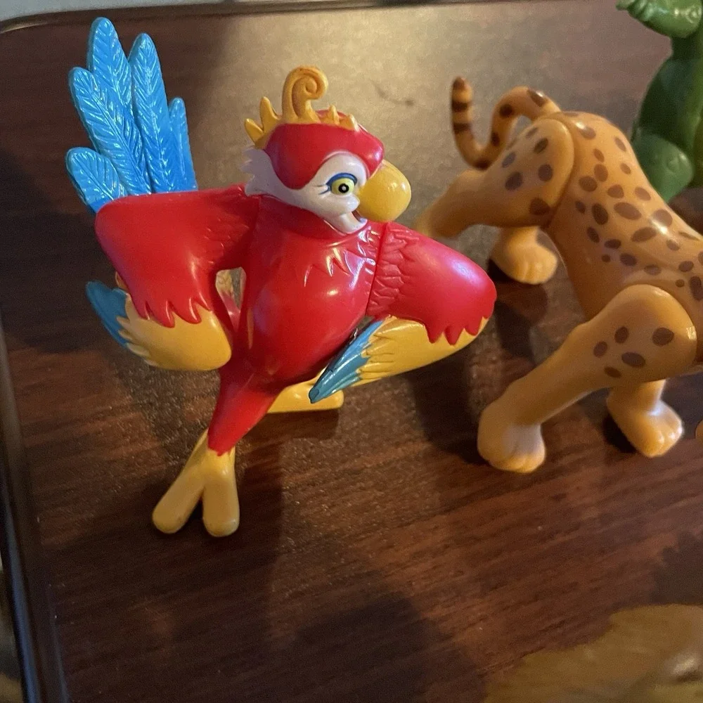 Rainforest Cafe Animals Lot of 6 Posable Action Figures RFC Vintage Loose Figure